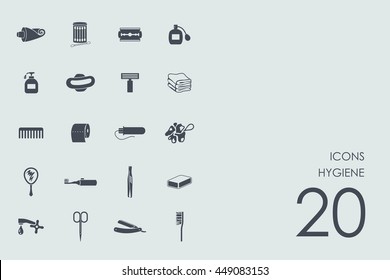 Set of hygiene icons