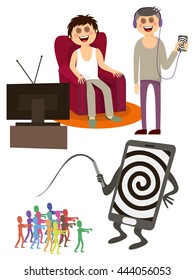 Set, hypnotism , dependence , vector