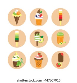 set ice cream 
