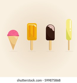 Set of Ice cream