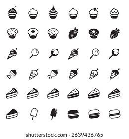 A set of ice cream cones and bowls with different flavors and toppings.