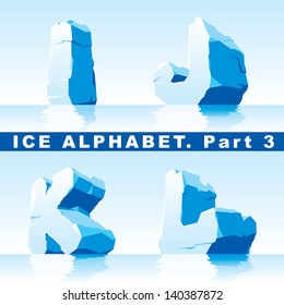  set of ice letters.  Part 3