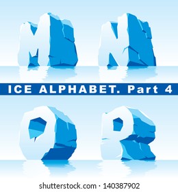  set of ice letters.  Part 4