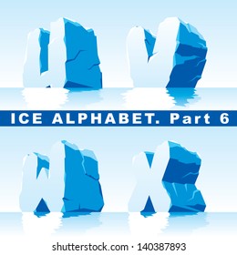 set of ice letters.  Part 6