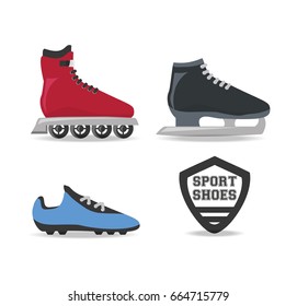 set ice skating sport game to competition