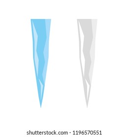 a set of icicle icons