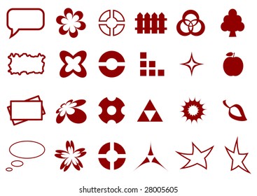 Set of icon