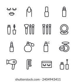 Set of icon Beauty makeup