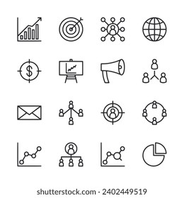 Set of icon for business