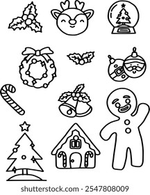 Set icon of Christmas day
