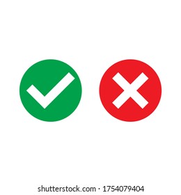 establecer la comprobación de círculo de iconos y el vector de diseño de marca transversal