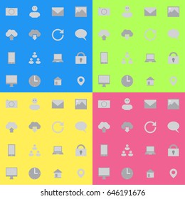 Set of icon for communication