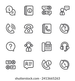 Set of icon Customer Service