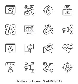 Set of icon Digital Marketing