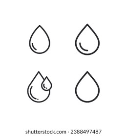 establecer el icono de gota de agua