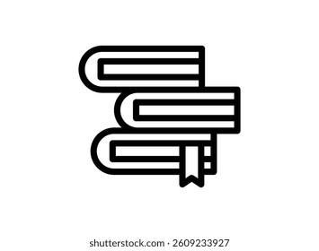 set icon of an Education Stack of Books