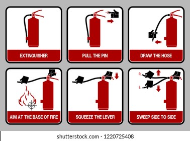 1,022 Fire Extinguisher Steps Images, Stock Photos & Vectors | Shutterstock