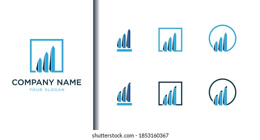 Finanzlogo-Set-Icon-Design