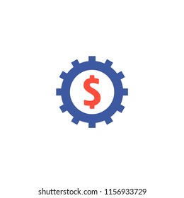 Set up icon flat element. Vector illustration of set up icon flat isolated on clean background for your web mobile app logo design.