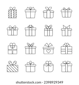Set mit Symbolgeschenkbox
