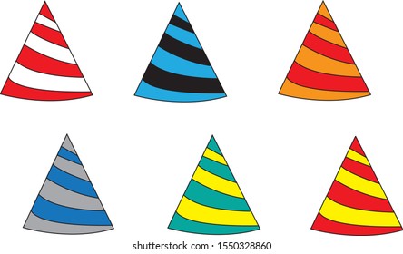 set icon hat winter vector illustration