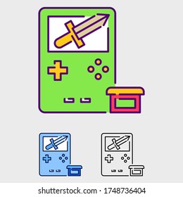 Set of icon illustration. concept logo