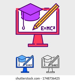 Set of icon illustration. concept logo