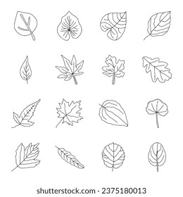 Juego de ilustraciones vectoriales de salida de iconos