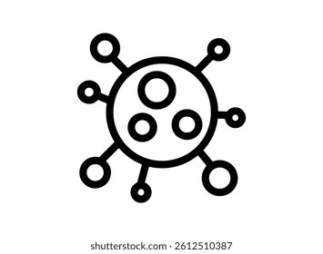 set icon of an Medical Health Bacteri