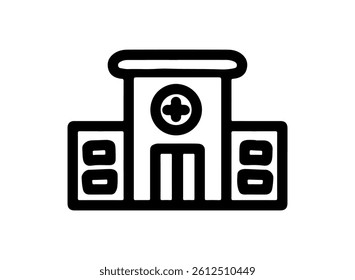set icon of an Medical Health Hospital