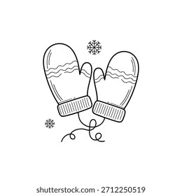 set Symbol der Kontur chrismast Vektor.