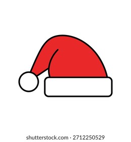 set Symbol der Kontur chrismast Vektor.