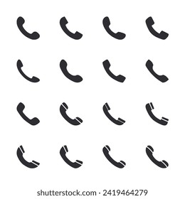 Set of icon Phone Call