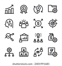 Set of icon Project management