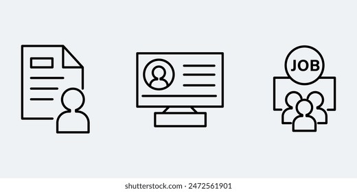 Symbolzeichenumriss festlegen Einfache Vektorgrafik