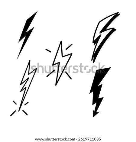 Set Icon simbols patern comic 