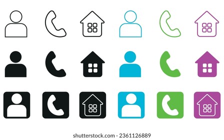 Set of icon simple logos
