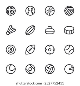 Set of icon Sport ball