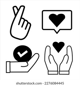 set icon symbol isolated on white background, vector illustration