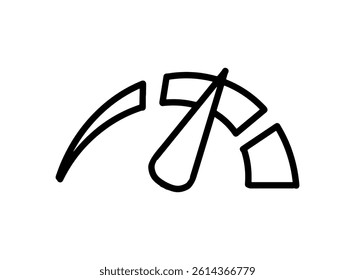 set icon of an Traffic Sign SPeedometer