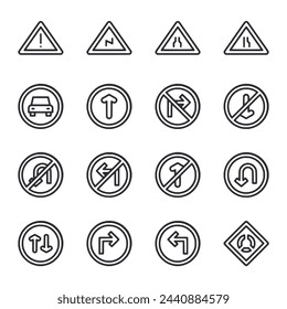 Set of icon Traffic Signs - Powered by Shutterstock - Get 15% off with code: PIKWIZARD15