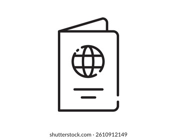 set icon of Travel Holiday Paspor