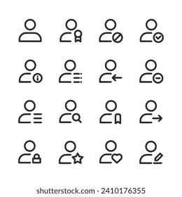 Set of icon User Profile