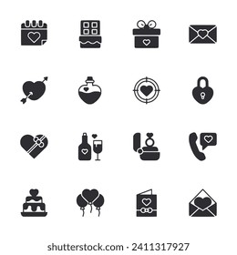 Set of icon Valentine day