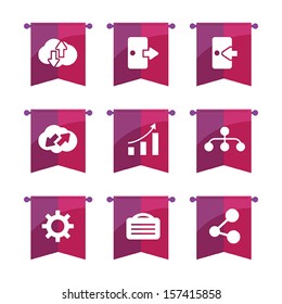 set of icon, vector