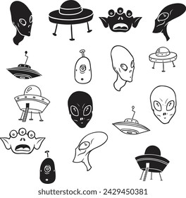 set of icon vector design