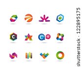 set of icons