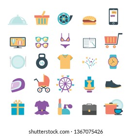 set of icons