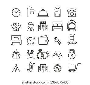 set of icons