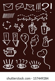 set of icons